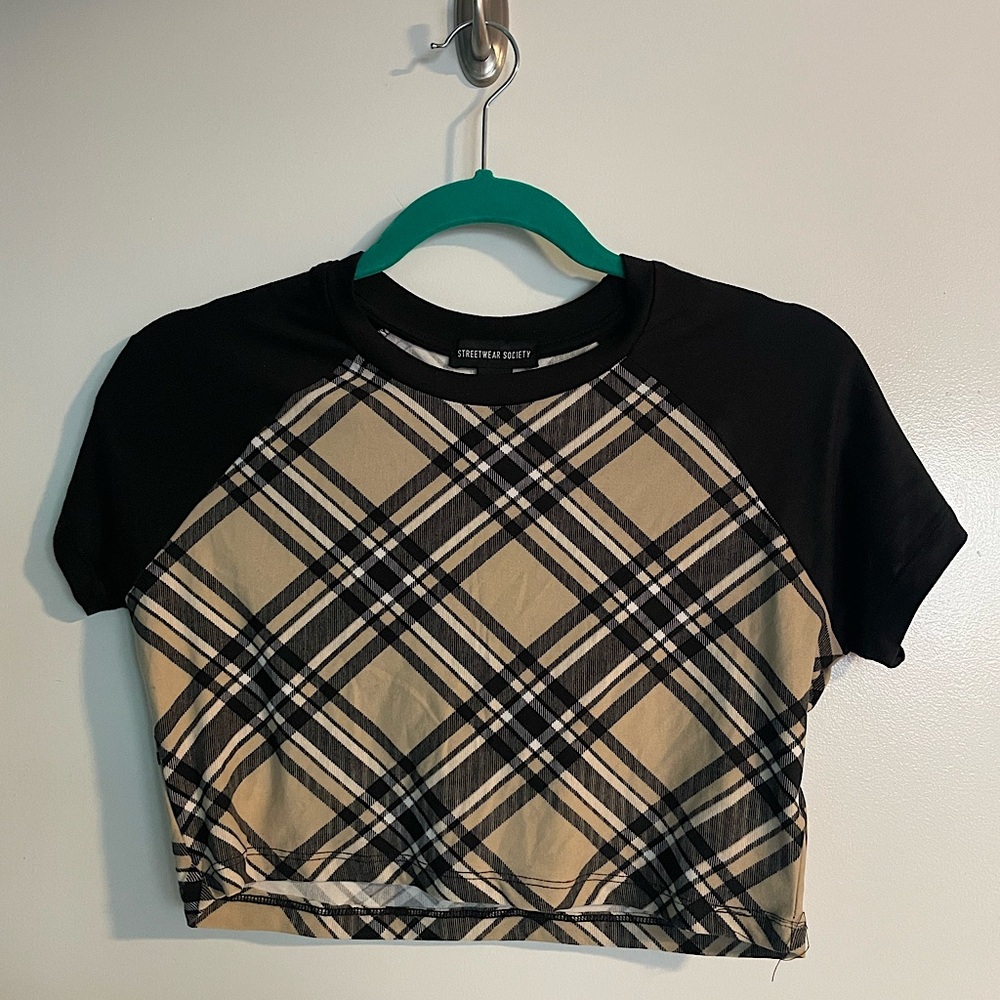Plaid Crop Top